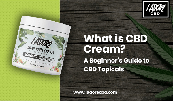 What is CBD Cream? A Beginner’s Guide to CBD Topicals - iadorecbd