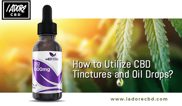 How to Utilize CBD Tinctures and Oil Drops? - iadorecbd